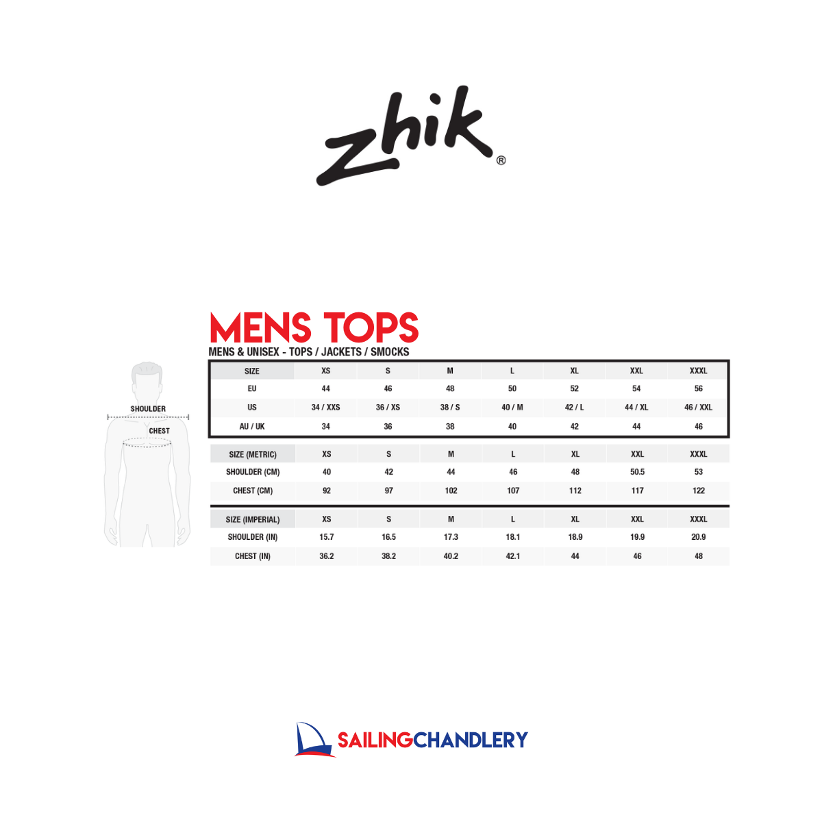 Mens Zhik HydroPhobic Fleece Top