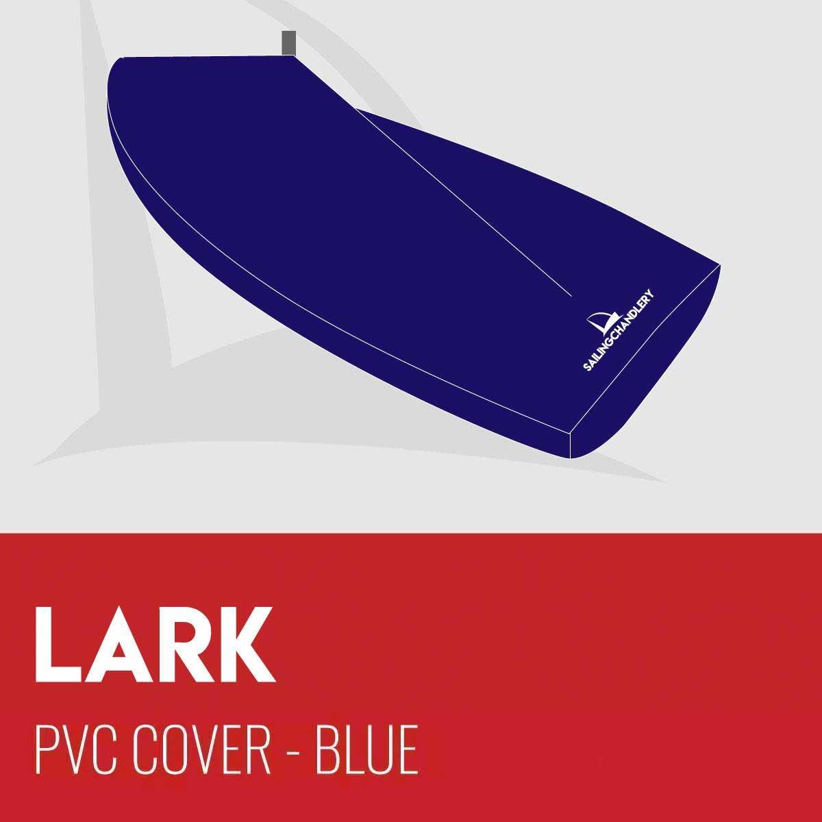 Lark Boat Cover - Boom Up -  PVC Blue
