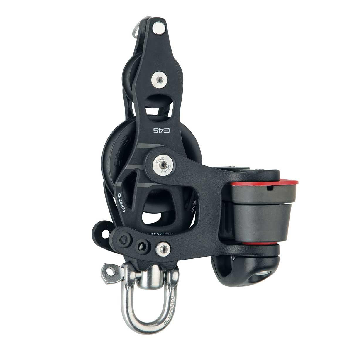 Harken 45mm Element Fiddle Swivel Block With 150 Cam Cleat and Becket - 6234