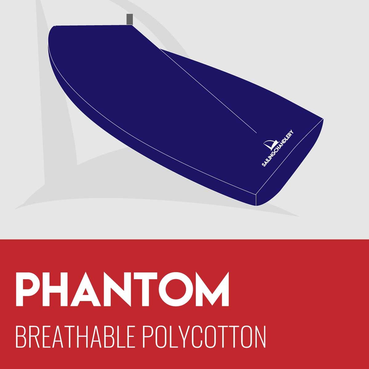 Phantom Boat Cover - Boom Up - Breathable Polycotton