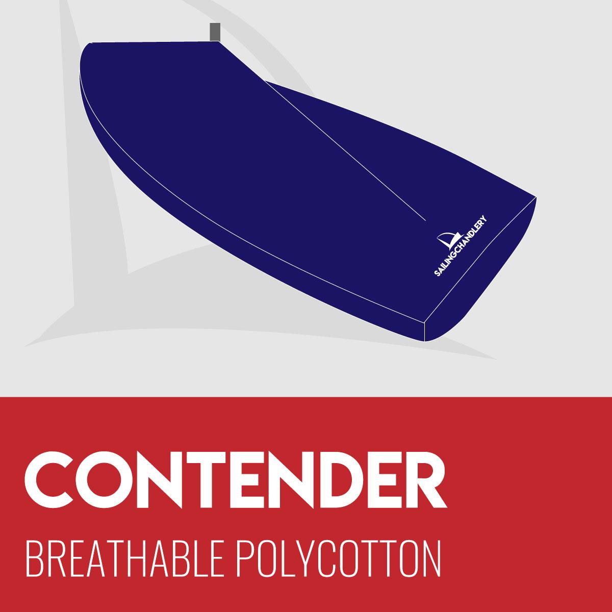 Contender Boat Cover - Boom Up - Breathable Polycotton