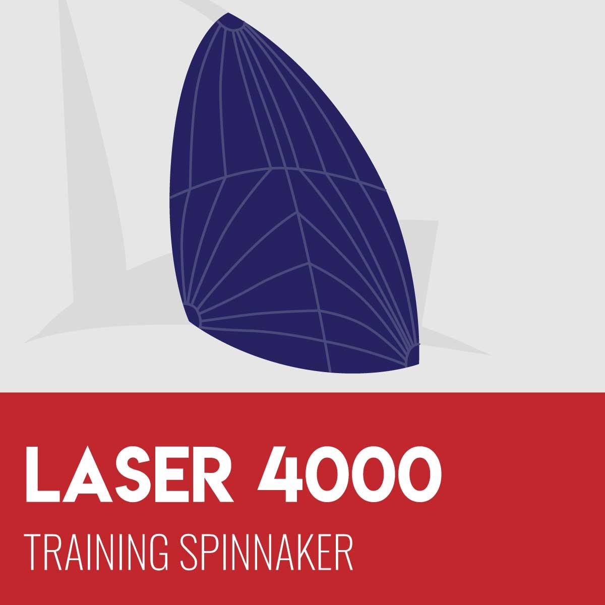 Laser 4000 Training Spinnaker
