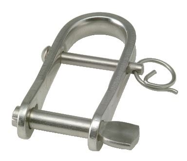6mm Strip Shackle with Key Pin and Removable Bar