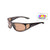 Stalker Polarized Sunglasses with Side Shield - Brown Lens