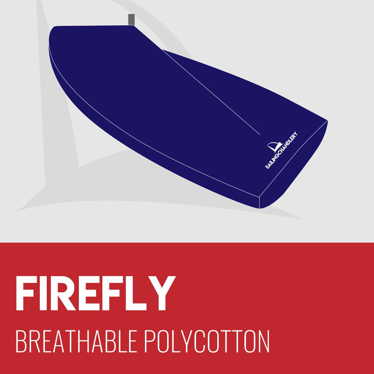 Firefly Boat Cover - Boom Up - Breathable Polycotton
