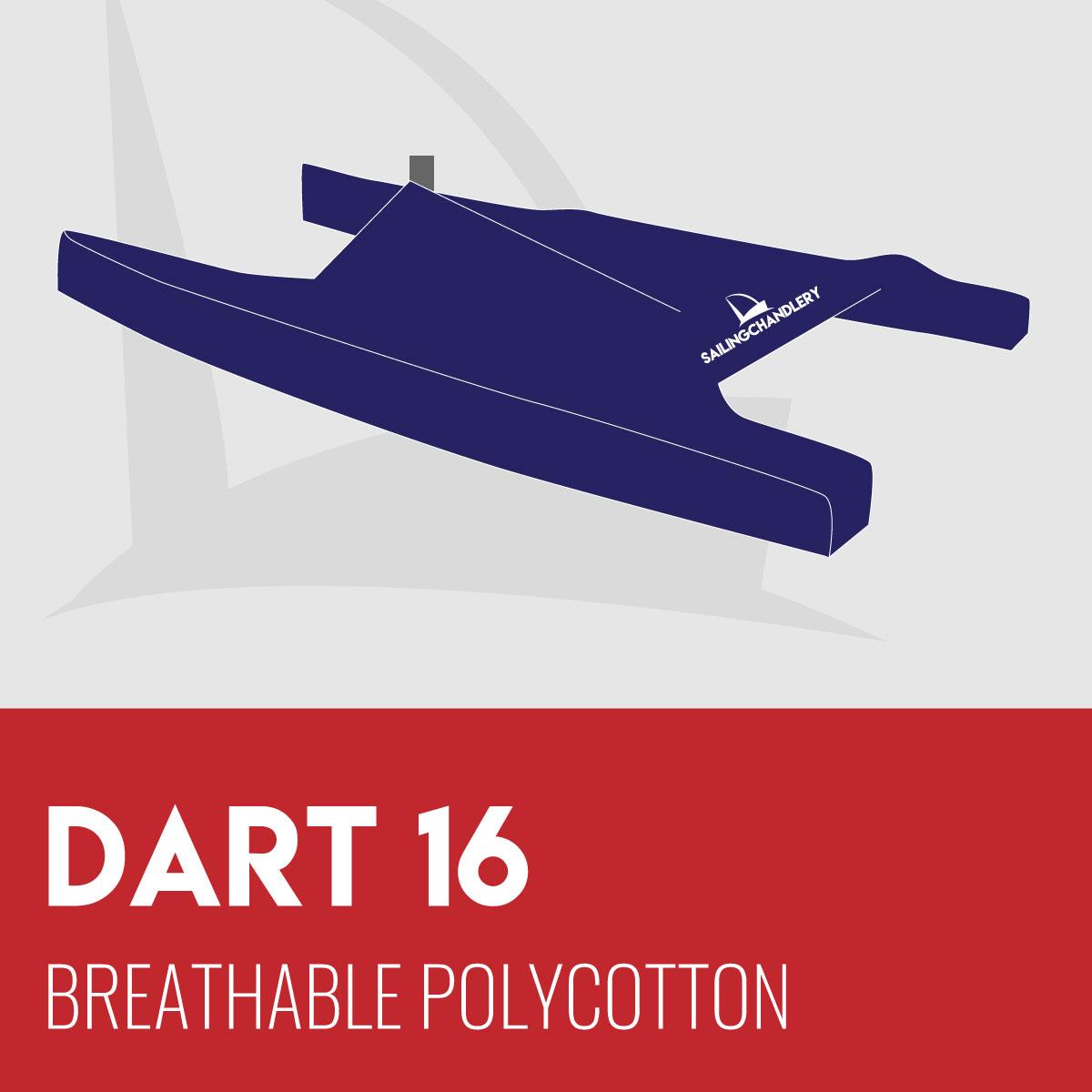 Dart 16 Boat Cover - Breathable Polycotton